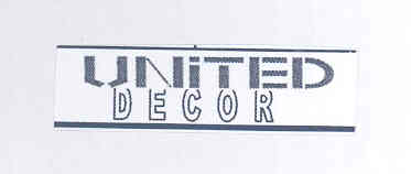 United Decor (label) Device mark 1546899 Trademark