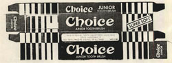 Choice Junior Tooth Brush Device mark 707572 Trademark