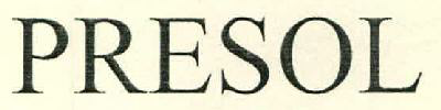 Presol Device mark 2522722 Trademark