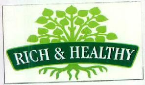 Rich & Healthy (device Of Leaves ) Device mark 2871596 Trademark