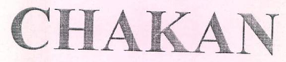 Chakan Device mark 2606817 Trademark