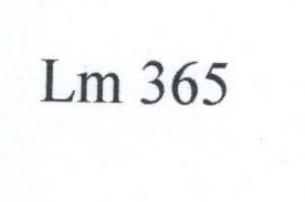 Lm 365 Device mark 1682470 Trademark