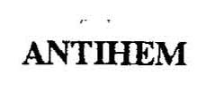 Antihem Device mark 1053257 Trademark