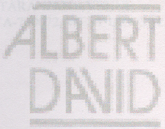 Albert David Device mark 1587173 Trademark