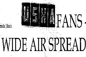 Usha Fans- Wide Air Spread (with Device) Device mark 2084772 Trademark