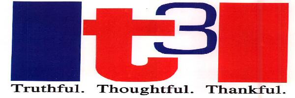 T3 Truthful. Thoughtful. Thankful Device mark 2489682 Trademark
