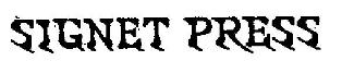 Signet Press Device mark 2288989 Trademark
