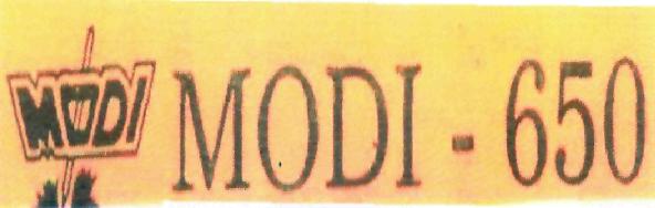 Modi-650 (label) Device mark 2234138 Trademark