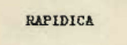 Rapidica Device mark 582069 Trademark