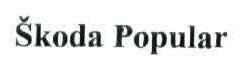 Skoda Popular Device mark 1985112 Trademark