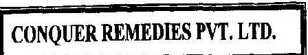 Conquer Remedies Pvt.ltd. Device mark 1855934 Trademark