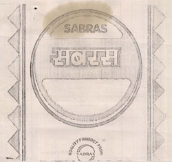 Sabras Device mark 694418 Trademark