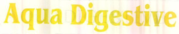 Aqua Digestive Device mark 2563763 Trademark