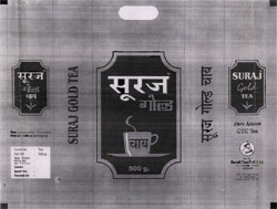 Suraj Gold Tea Device mark 1053682 Trademark
