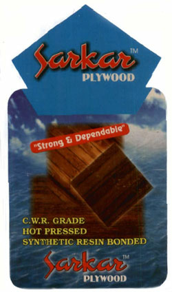 Sarkar Plywood Device mark 814857 Trademark