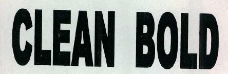 Clean Bold Device mark 2370351 Trademark