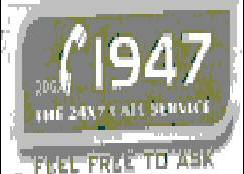 1947 The 24 X 7 Call Service (label) Device mark 1308267 Trademark