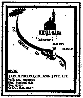 Old Rice Khaja Baba Biryani Ghee Rice Device mark 2230841 Trademark