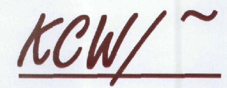 Kcw Device mark 1806891 Trademark