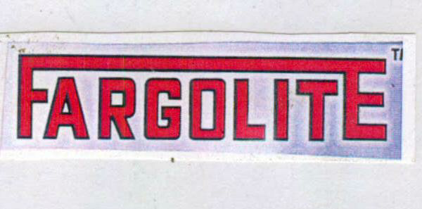 Fargolite (special Froms Of Writing) Device mark 1455168 Trademark