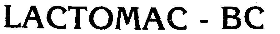 Lactomac - Bc (logo) Device mark 730449 Trademark