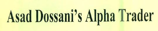 Asad Dossani's Alpha Trader Device mark 2764701 Trademark