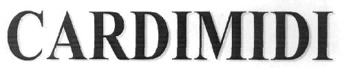 Cardimidi Device mark 2858354 Trademark