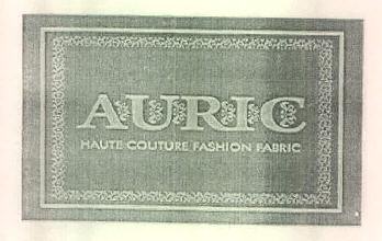 Auric Haute Couture Fashion Fabric Device mark 2754858 Trademark