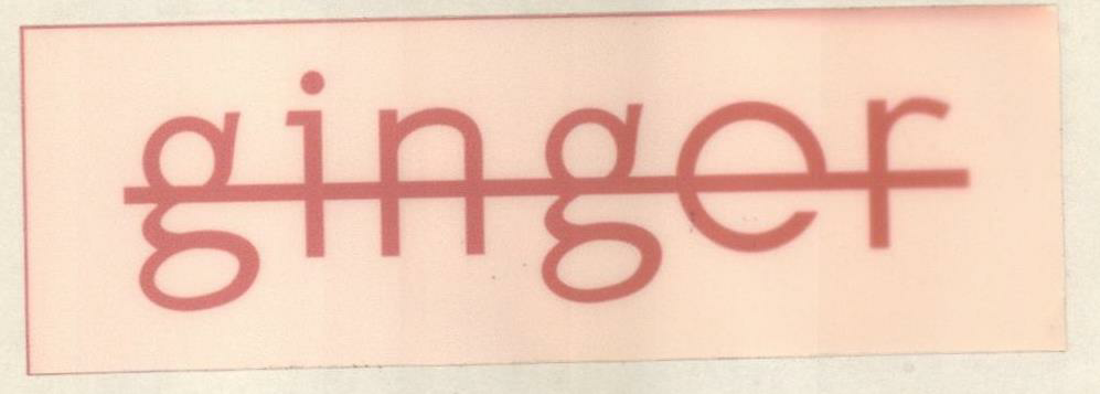 Ginger ( Label) Device mark 1324694 Trademark