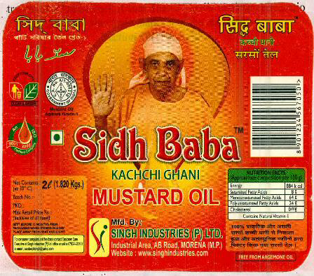 Sidh Baba Kachchi Ghani (device Of Man) Device mark 2356065 Trademark