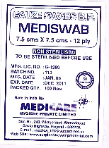 Mediswab (label) Device mark 1678281 Trademark