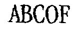 Abcof Device mark 1042585 Trademark