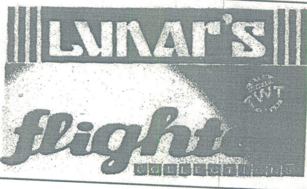 Lunar"s Flighter ( Device) Device mark 1333426 Trademark