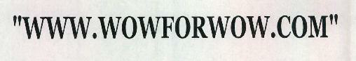 "www.wowforwow.com" Device mark 2491973 Trademark