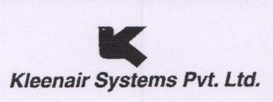 Kleenair Systems Pvt. Ltd.(device) Device mark 1522637 Trademark