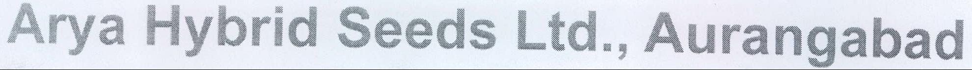 Arya Hybrid Seeds Ltd., Aurangabad Device mark 2162777 Trademark