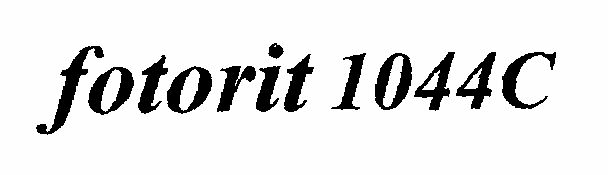 Fotorit 1044c Device mark 1067228 Trademark
