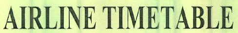 Airline Timetable Device mark 2387274 Trademark