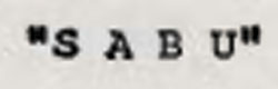 Sabu Device mark 648196 Trademark