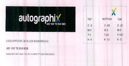Autographix Add 'you' To Your Ride Device mark 2370962 Trademark