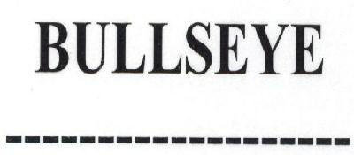 Bullseye Device mark 1603515 Trademark
