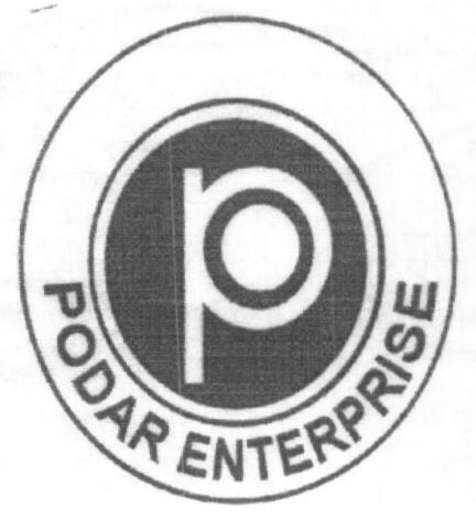 Podar Enterprise (letter "p" & Device Of Circle) Device mark 1609549 Trademark