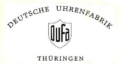 Dufa Deutsche Uhrenfabrik Thuringen Device mark 2706411 Trademark