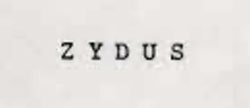 Z Y D U S Device mark 720950 Trademark