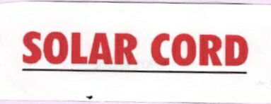 Solarcord Device mark 1890391 Trademark