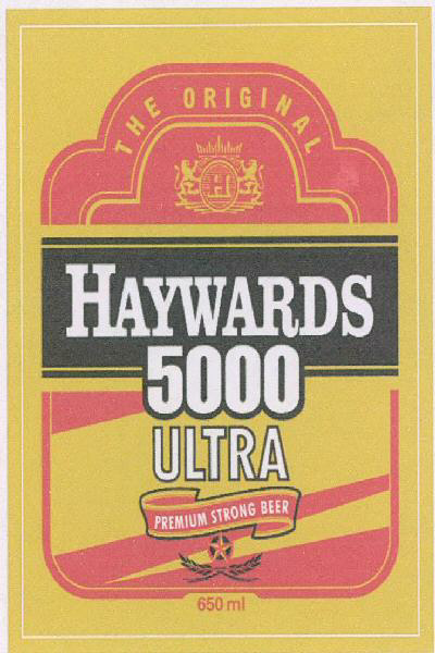 The Original Haywards 5000 Ultra Device mark 2114783 Trademark