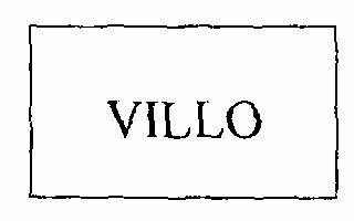 Villo (label) Device mark 1447095 Trademark