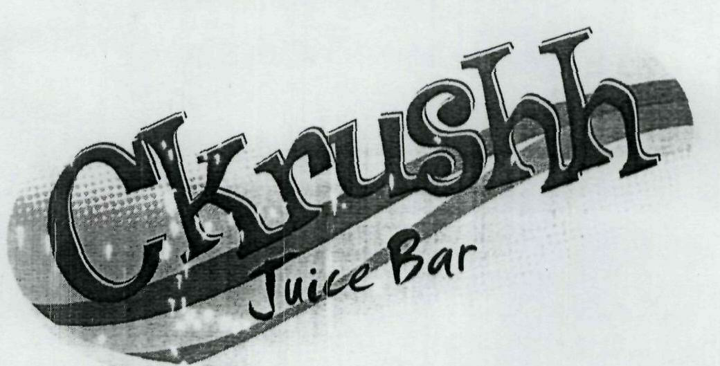 Ckrushh Juice Bar Device mark 1956917 Trademark