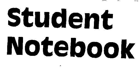 Student Notebook Device mark 2244340 Trademark