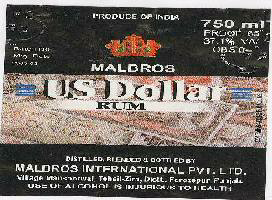 Us Dollar With Label Device mark 1635339 Trademark
